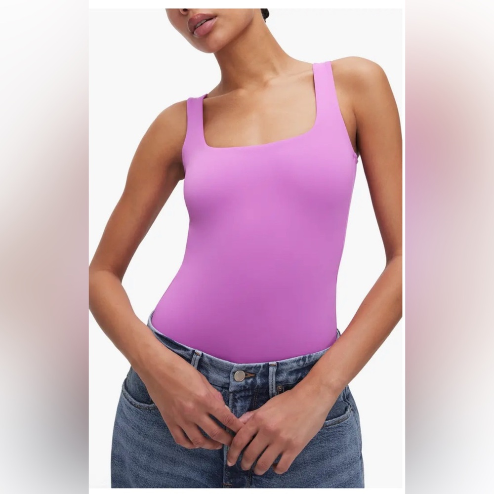 Good American Bold Pink Bodysuit